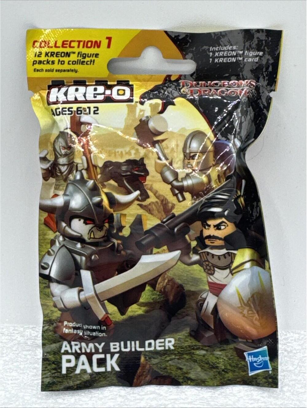 Kre‑O Dungeons & Dragons Army Builder Blind Pack Orc Beastmaster 2014 Kreon Fig